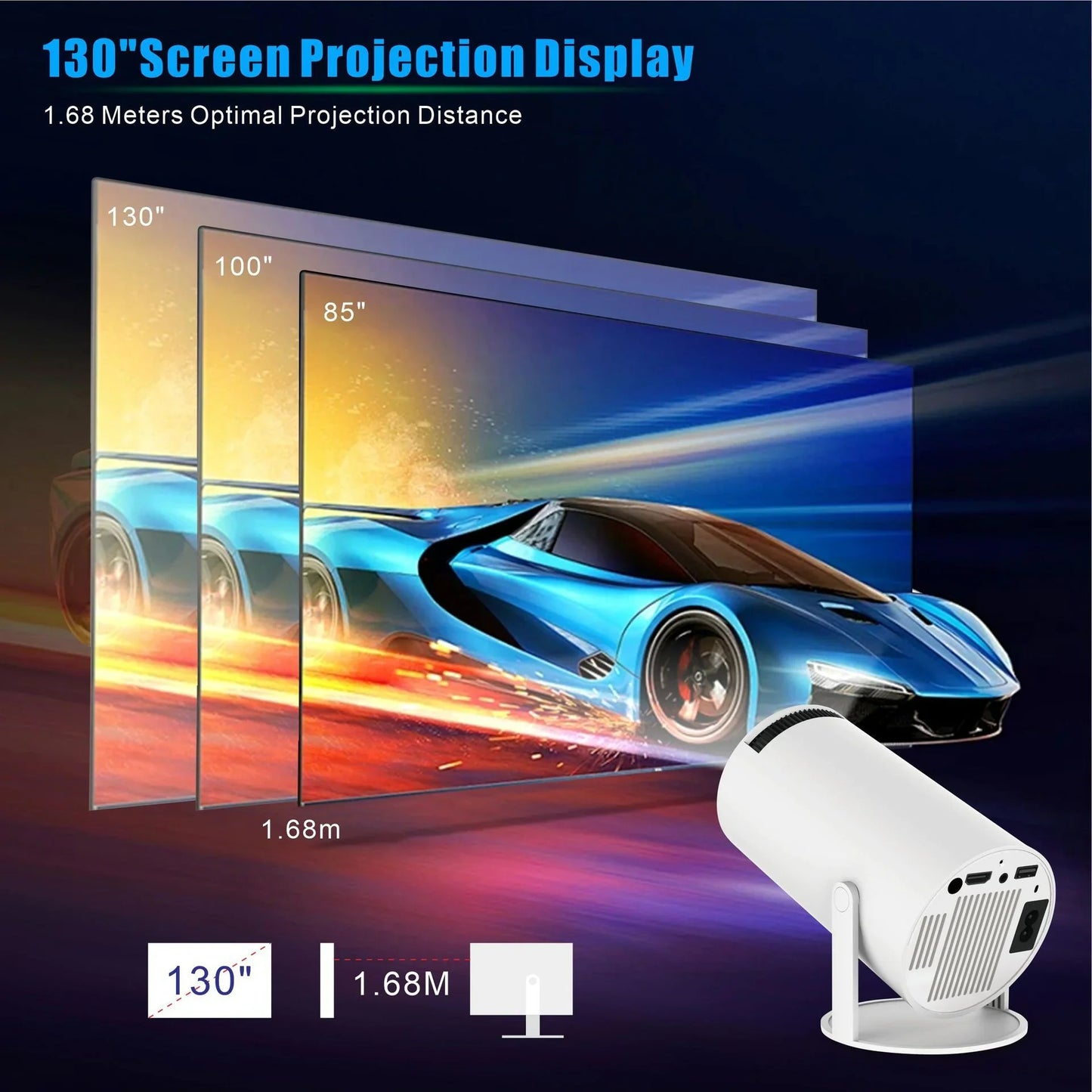 Proyector HY300 Pro - Experiencia Multimedia Compacta