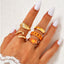 Ensemble de Bagues Vintage Embrace Hands