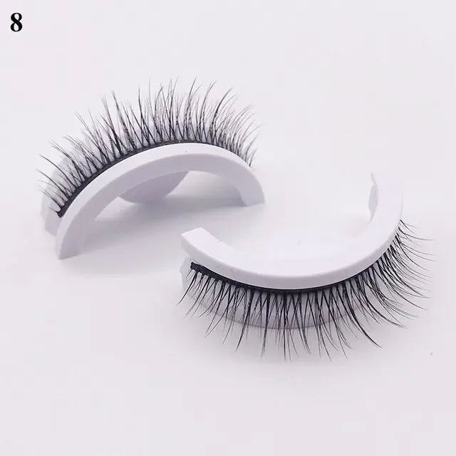 Self-Adhesive False Eyelashes for Effortless Beauty
