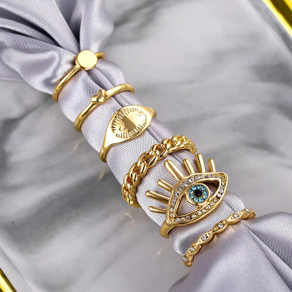 Bohemian Chain Rings - Unique Elegance