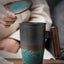 Ensemble de tasses à café en céramique rétro