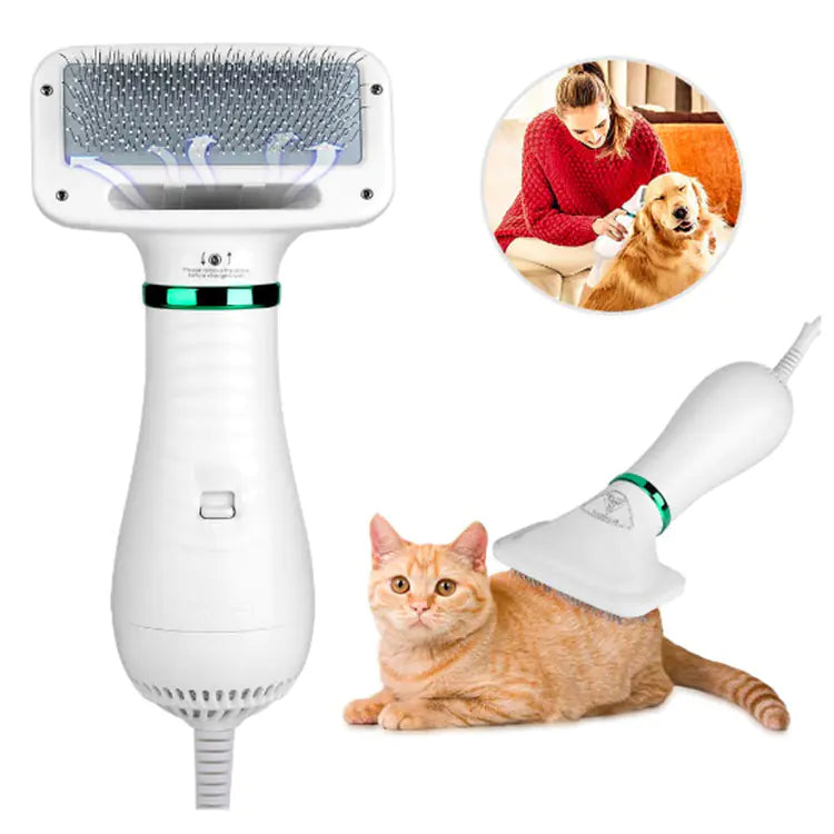 Peigne Sèche-Cheveux Électrique pour Chiens et Chats