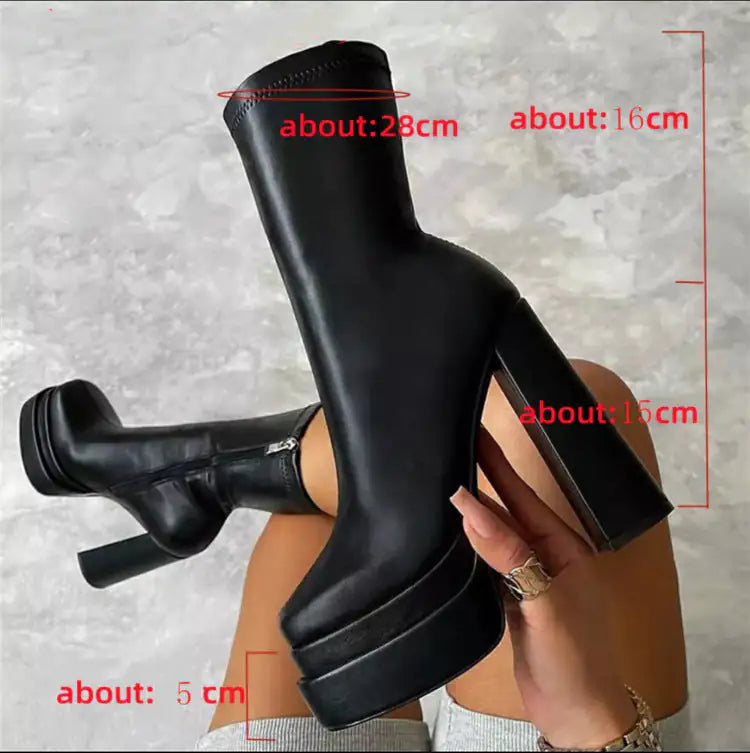 Botas Plataforma Daphne - Eleva Tu Estilo