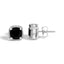 Ensemble de bijoux en argent sterling et onyx en forme de coussin de 3 pièces