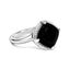 Ensemble de bijoux en argent sterling et onyx en forme de coussin de 3 pièces