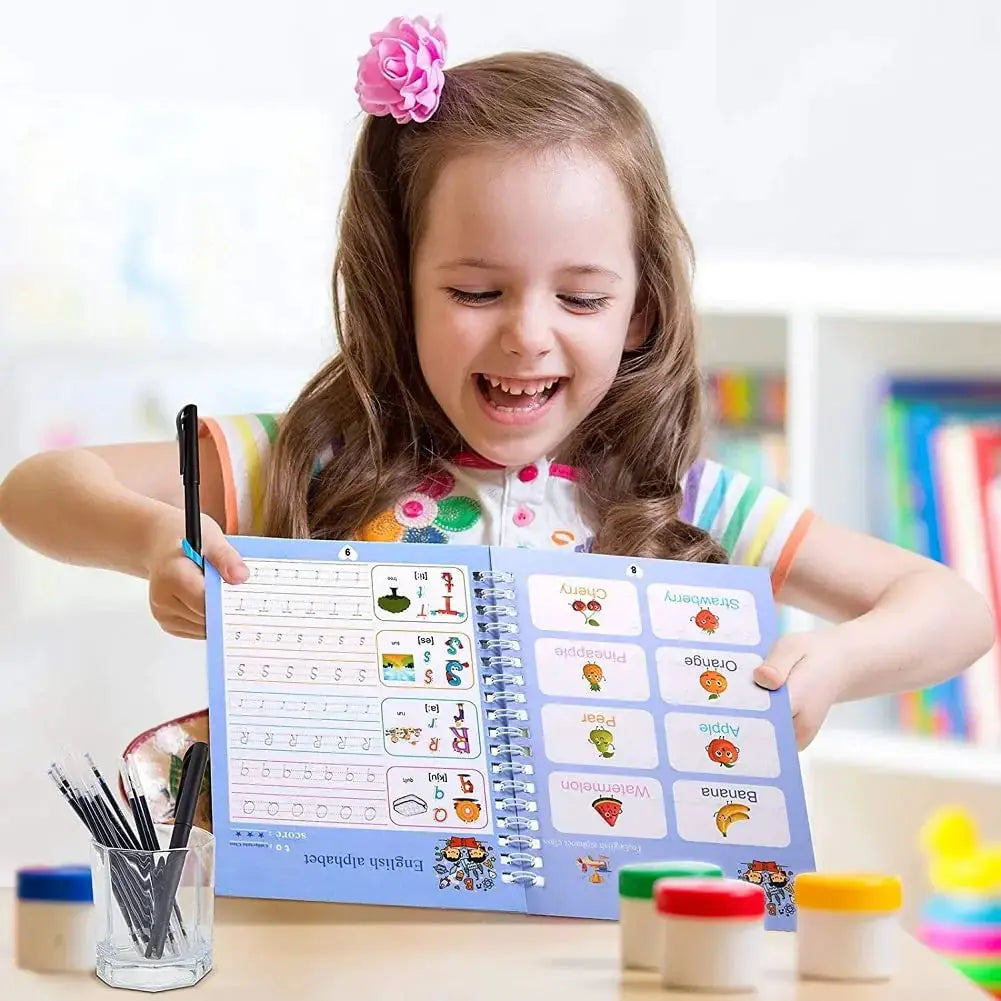 BrightChild™ Cahier Réutilisable pour Enfants