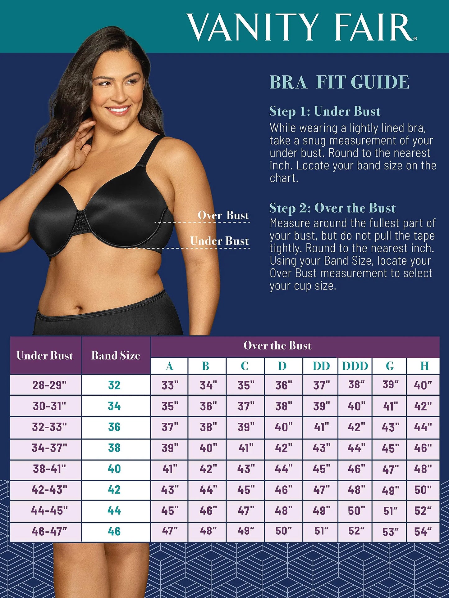 Vanity Fair Women's Full Figure Beauty Back Smoothing Bra - White 34G