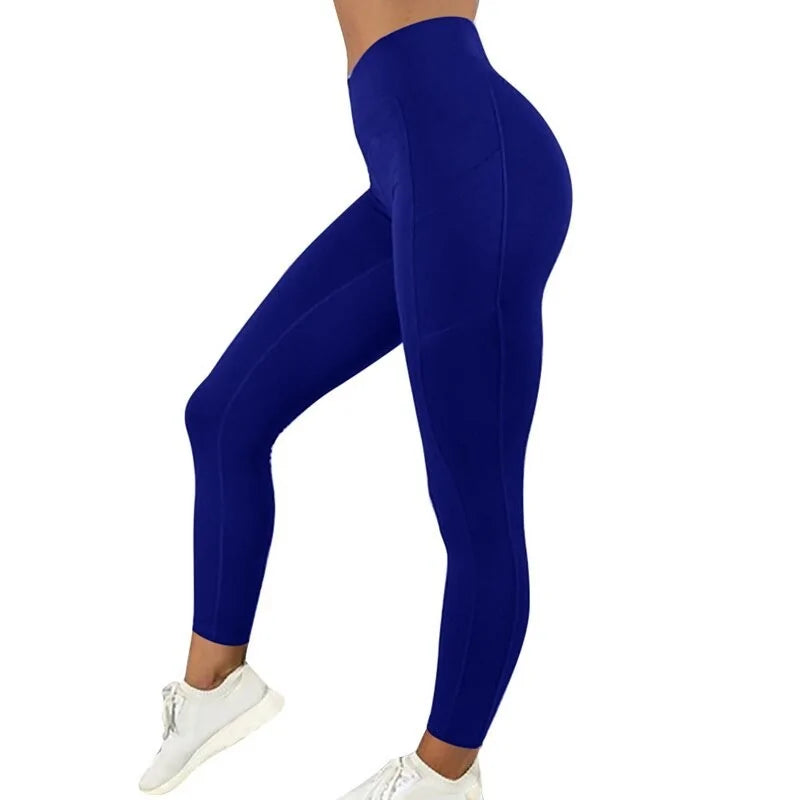 Pantalones de Yoga y Correr Premium con Bolsillo Lateral
