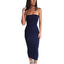 Vestido Largo Elegante Sin Tirantes para Ocasiones Especiales