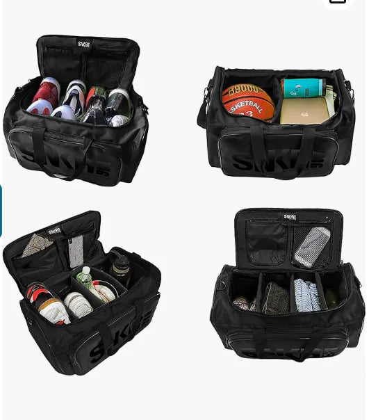 Sneaker Duffel Travel Bag for Men - Versatile Gym & Sports Bag