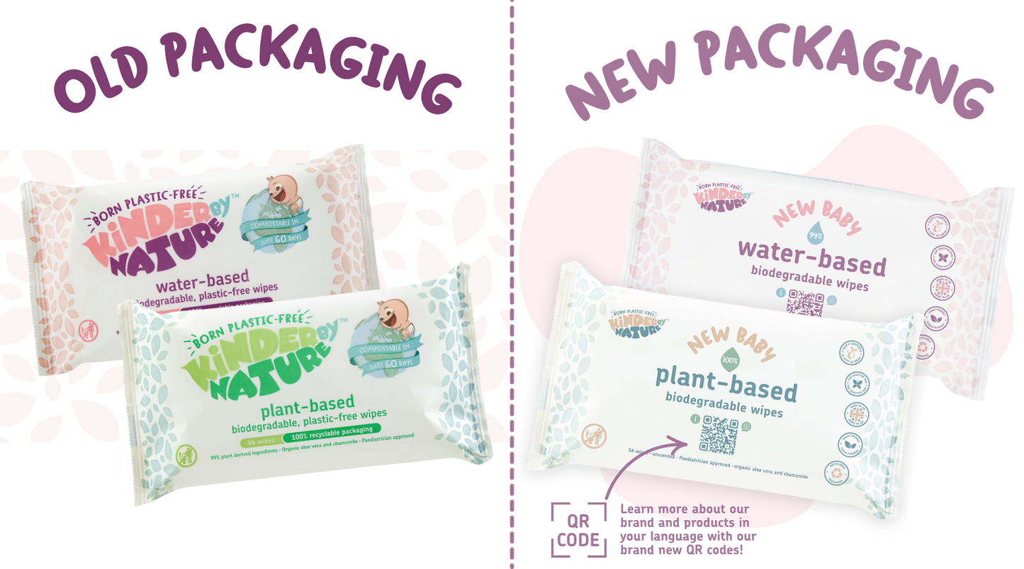 Kinder by Nature Biodegradable Plant-Based Baby Wipes - 672 Count