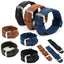 Bracelet de montre en nylon canvas militaire premium - 18mm à 24mm