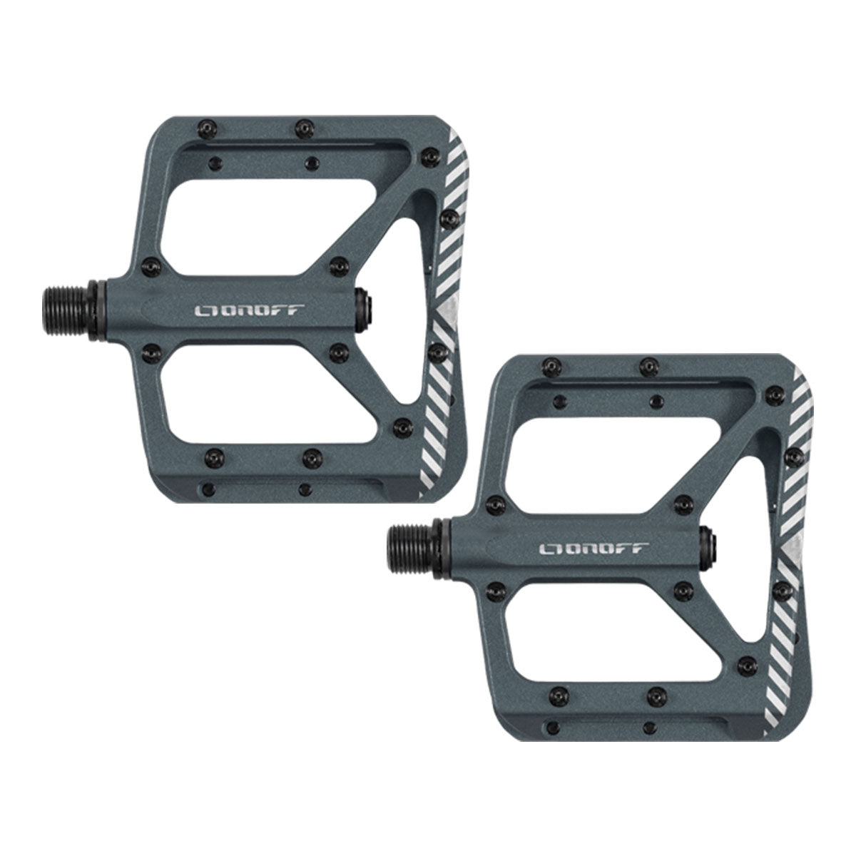 ONOFF SHIELD V2 MTB Pedals - Anthracite, Fuchsia, Blue - Korvel