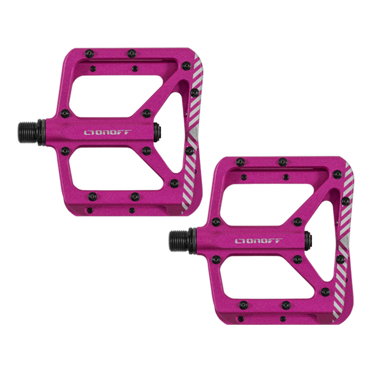 ONOFF SHIELD V2 MTB Pedals - Anthracite, Fuchsia, Blue - Korvel