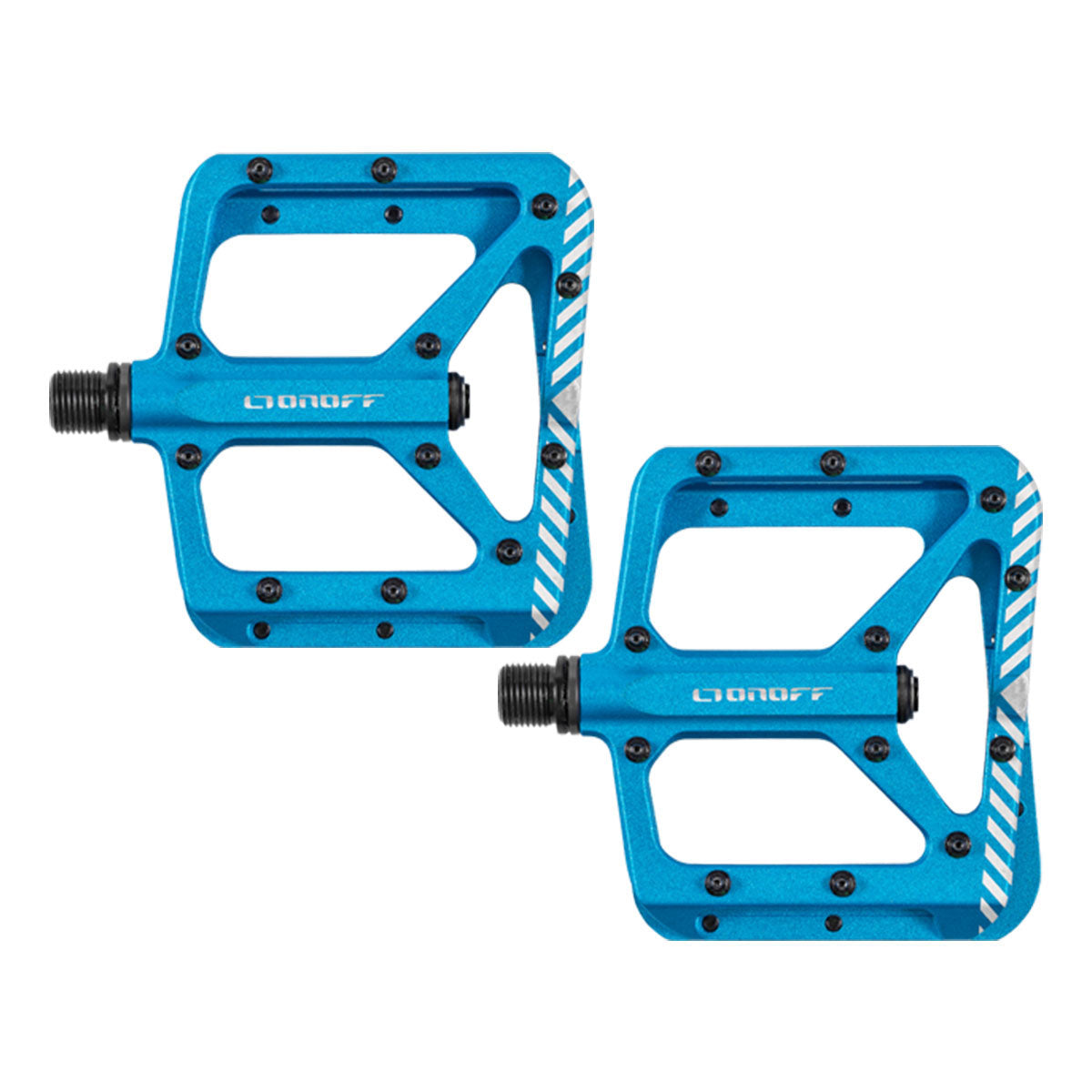ONOFF SHIELD V2 MTB Pedals - Anthracite, Fuchsia, Blue - Korvel
