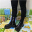 Botas de Plataforma Tejidas Acogedoras