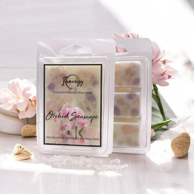Ocean Blossom Crystal-Infused Coconut-Soy Wax Melts - Korvel