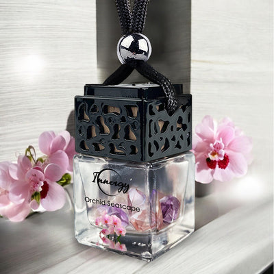 Orchid Seascape Crystal-Infused Car Air Freshener, 8ml - Korvel