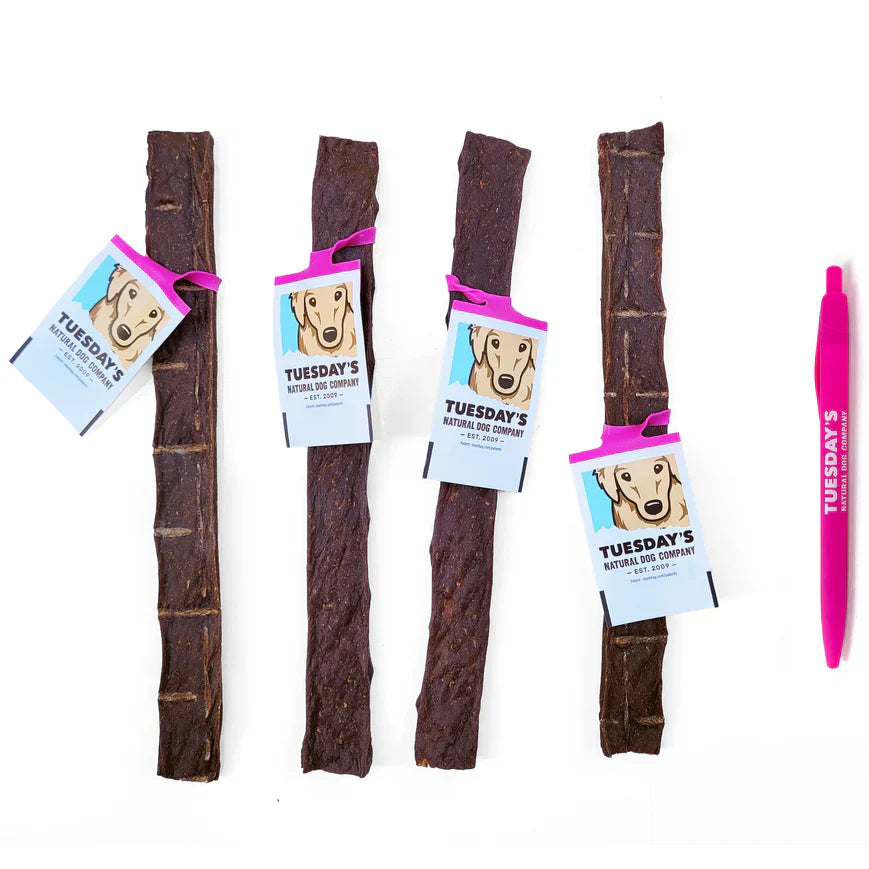 The Natural Dog Company - Bâton Flattie d'Autruche - 1 Compte