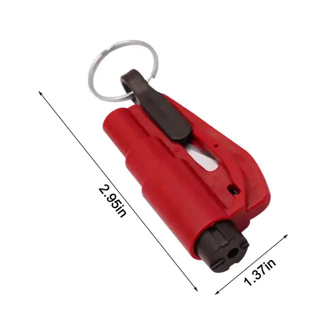 Marteau de sécurité pour voiture avec porte-clés - Outil d'urgence essentiel