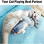 Jouet interactif pour chats avec chargeur USB - Poisson