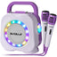 Machine de karaoké portable pour enfants avec deux microphones