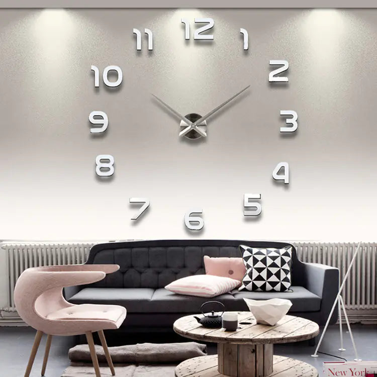 Artistic Wall Clock for Elegant Living Room Décor