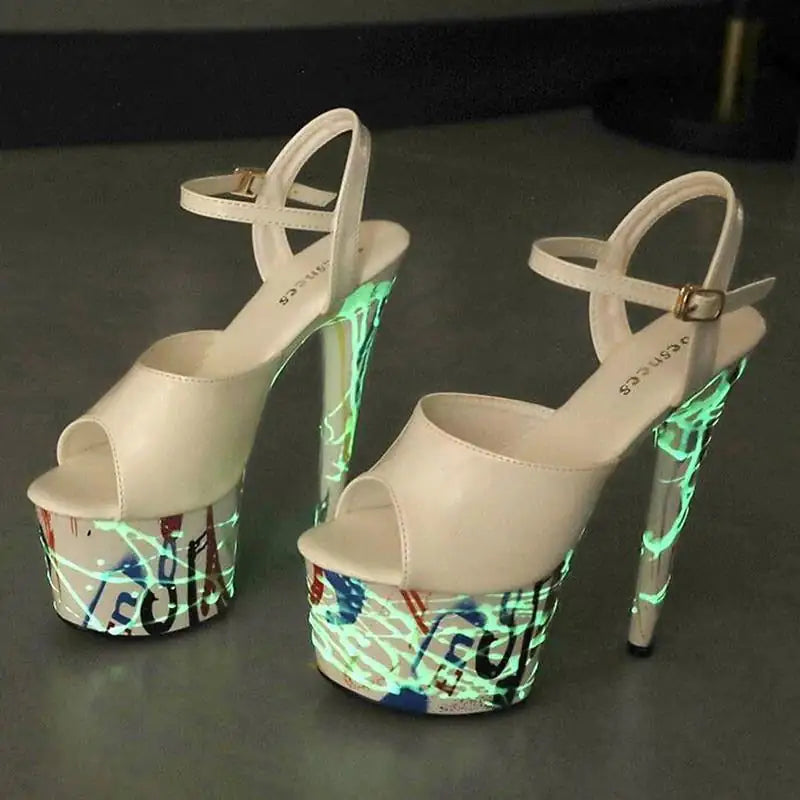 Premium Leather Stiletto High Heels