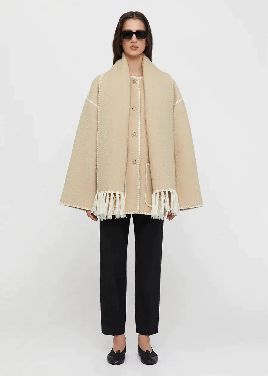 Dejavu Skarf Jacket - Stylish and Versatile Outerwear
