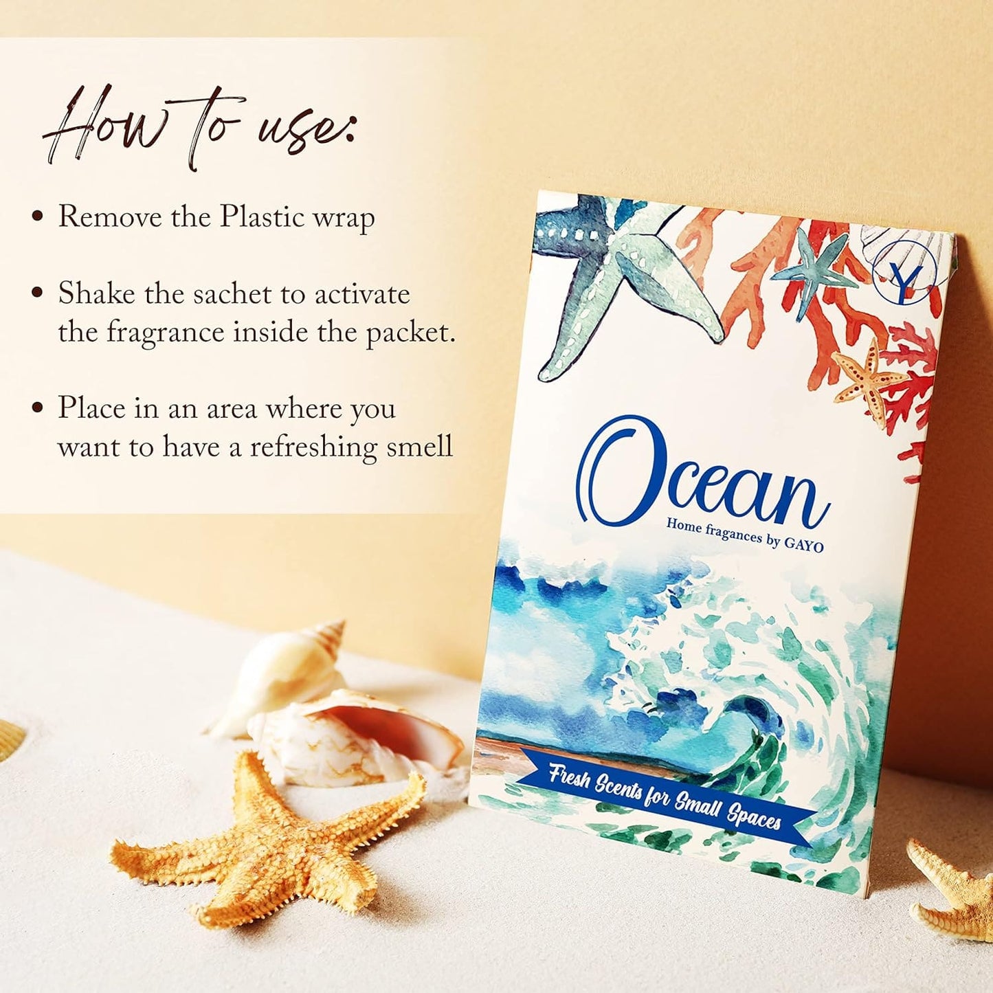 Refreshing Ocean Breeze Aromatic Sachets - Korvel
