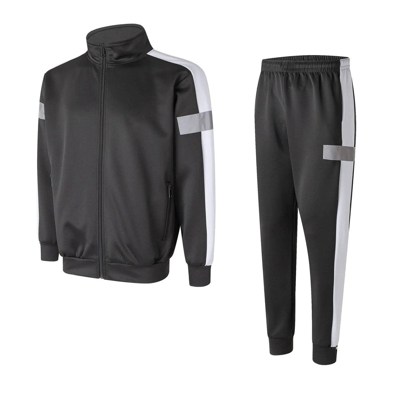Conjunto de chándal para hombre Abovewater - Traje de jogging casual (Negro, M)