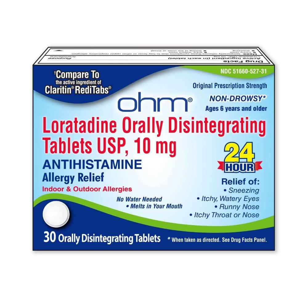 Tabletas Orales Disolventes de Loratadina 10mg - 30 Contenido