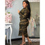 Vestidos Largos de Camuflaje Casual