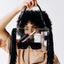 Bolso Cruzado Transparente con Flecos