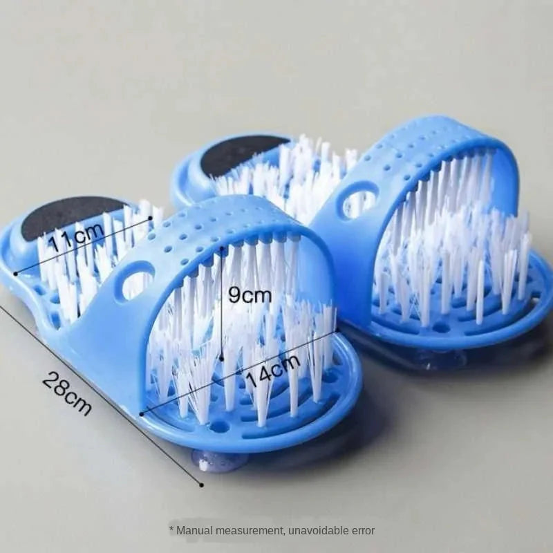 Brosse de nettoyage des pieds premium avec chausson pour un entretien sans effort