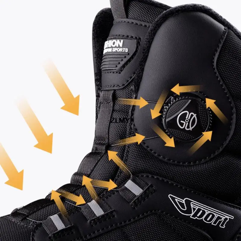 Bottes de neige chaudes pour hommes pour les aventures d'hiver