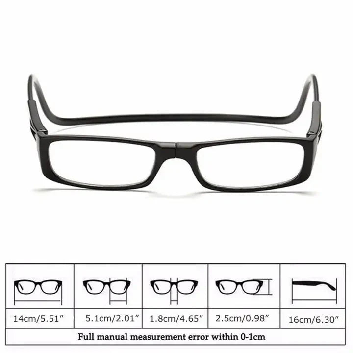 Lunettes de lecture magnétiques unisexes - Élégantes et pratiques