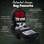 Black Leather Patented Carry-on Bag (XL Design)
