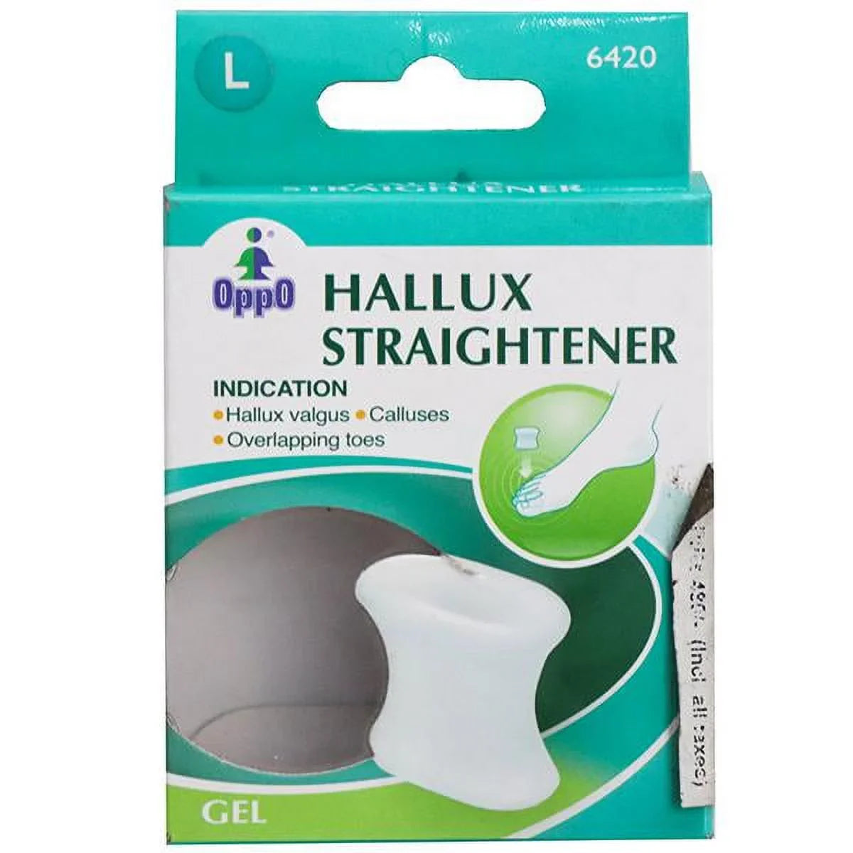 Gel Corrector de Hallux Oppo para una Alineación Cómoda de los Dedos