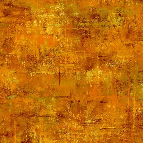 Orange Amber Mottled Blender Wideback Cotton Fabric