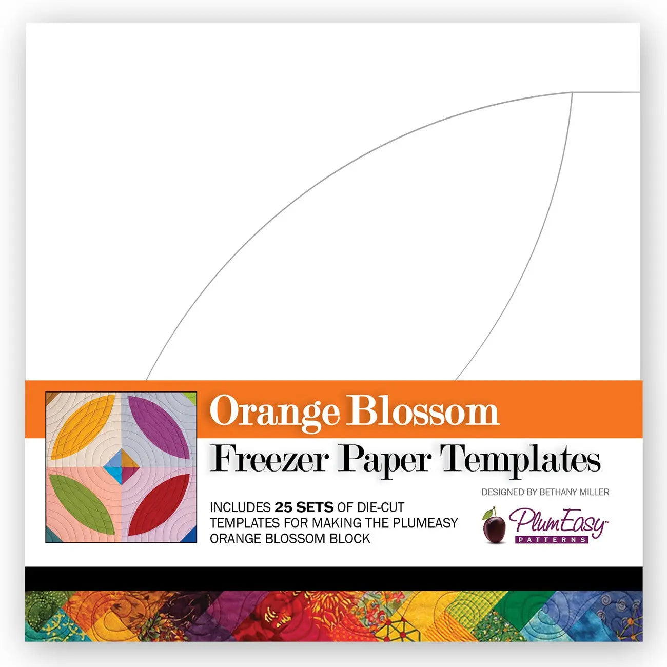 Plantillas de Papel para Congelador Flor de Naranja - Paquete de 25