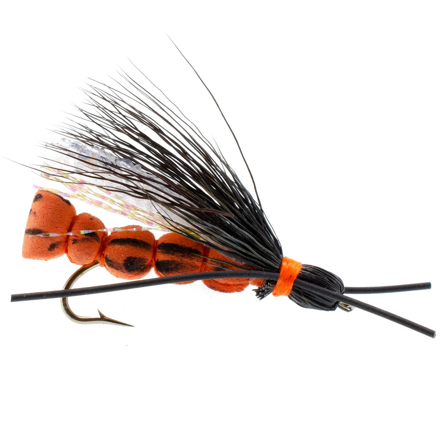 Bobs Bullethead Salmon Stone - Mouches sèches Stonefly - Taille 6 (Paquet de 6)
