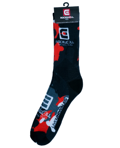 Rockwell Performance Camo Crew Socks - Korvel