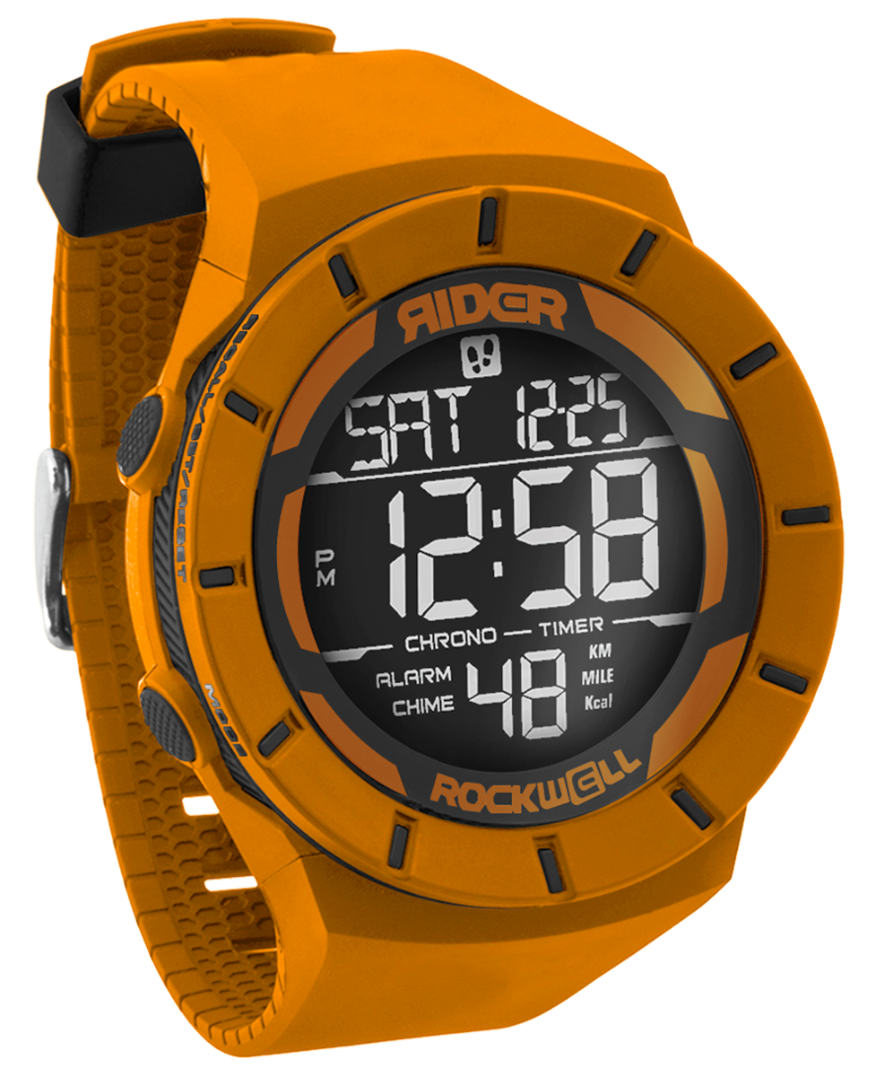 Reloj Coliseum Fit™ Naranja/Negro