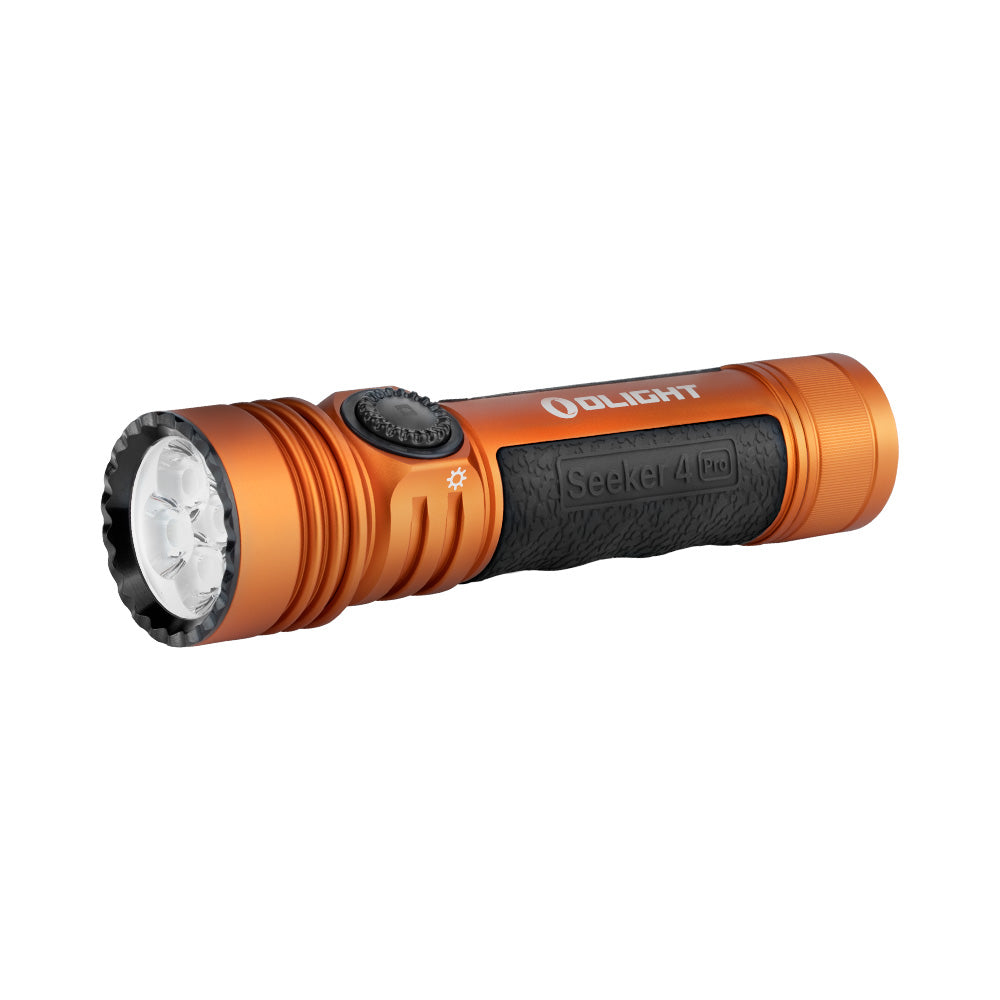 Olight Seeker 4 Pro Rechargeable Flashlight 4600 Lumens USB-C Magnetic Charging - Korvel