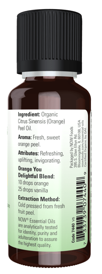 Organic Orange Essential Oil - 100% Pure & Natural