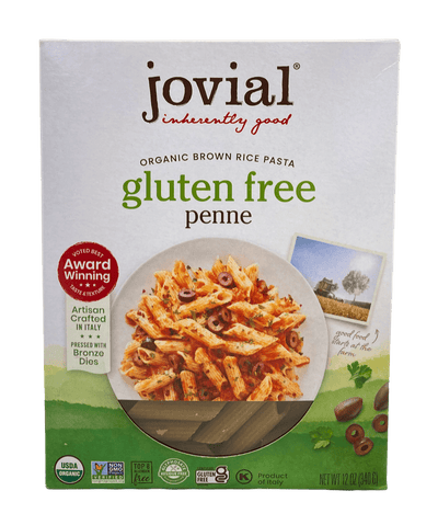 Jovial Organic Brown Rice Penne – Gluten-Free Italian Pasta