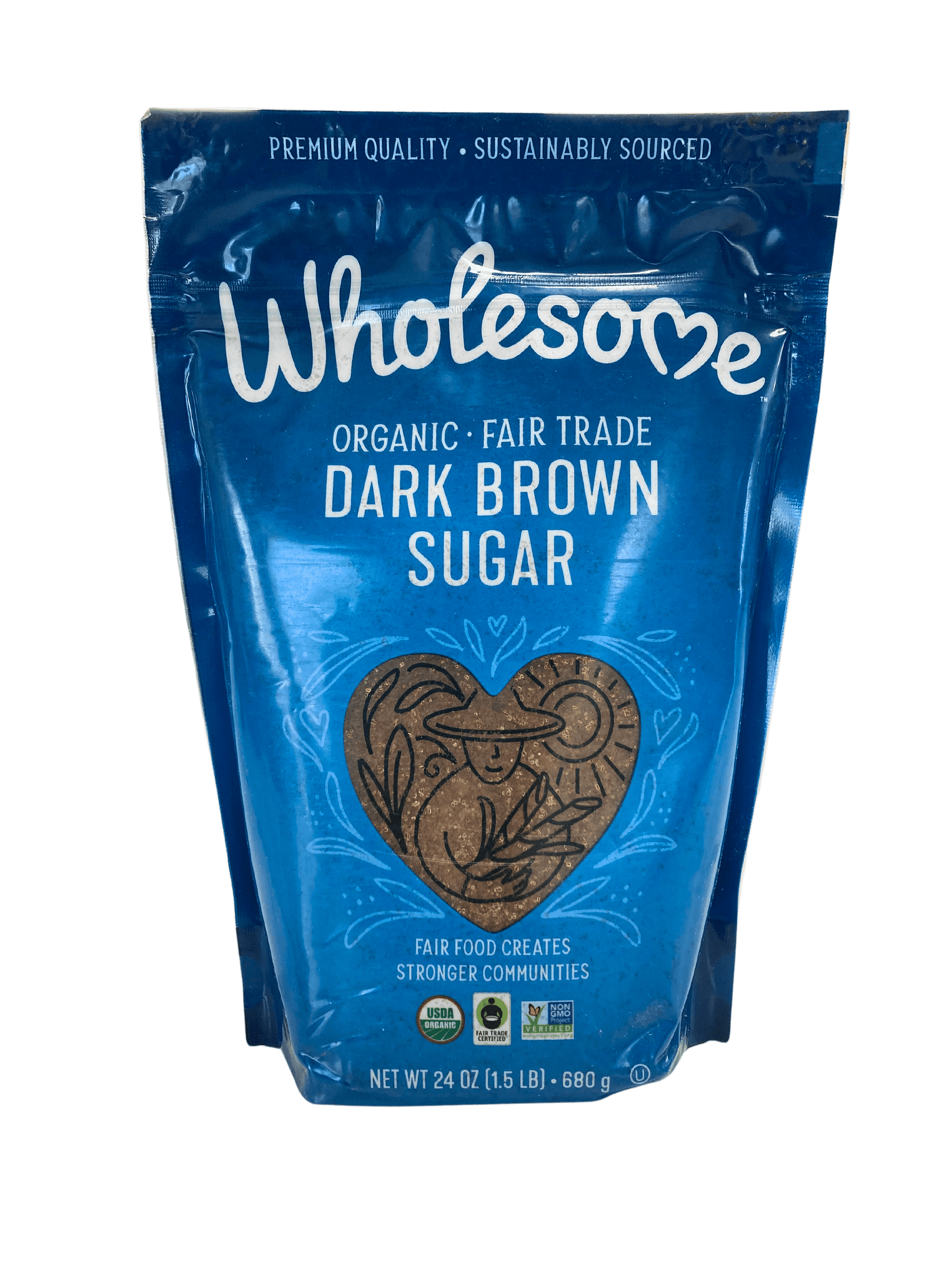 Organic Dark Brown Sugar - Rich & Flavorful Sweetener - Korvel