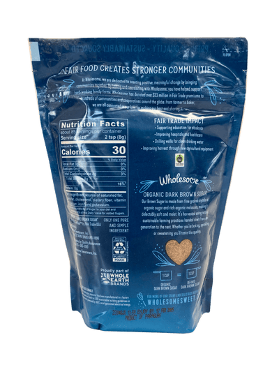 Organic Dark Brown Sugar - Rich & Flavorful Sweetener - Korvel