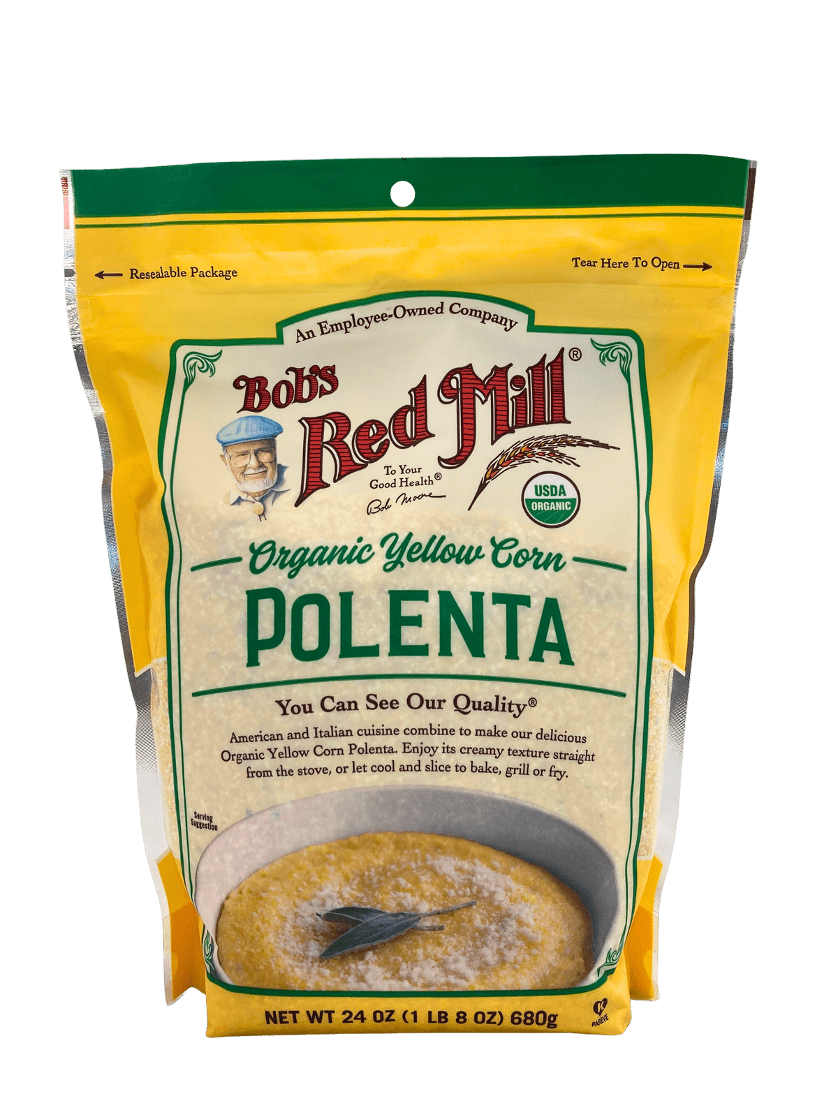Organic Yellow Corn Grits - Versatile Polenta Base by Bob's Red Mill - Korvel